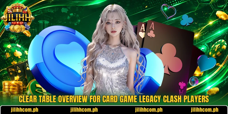 Clear table overview for Card Game Legacy Clash players