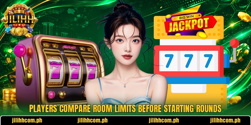 Players compare room limits before starting rounds
