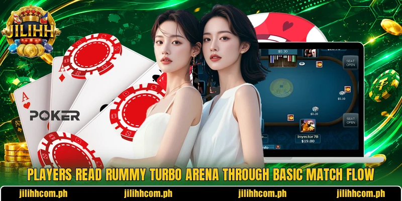Players read Rummy Turbo Arena through basic match flow