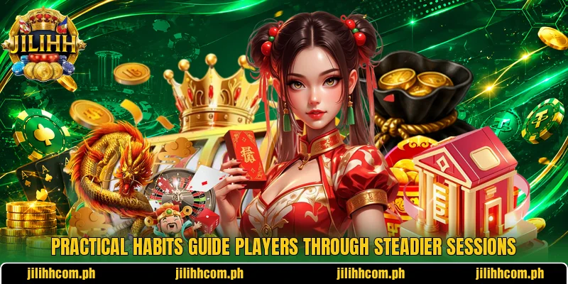 Practical habits guide players through steadier sessions